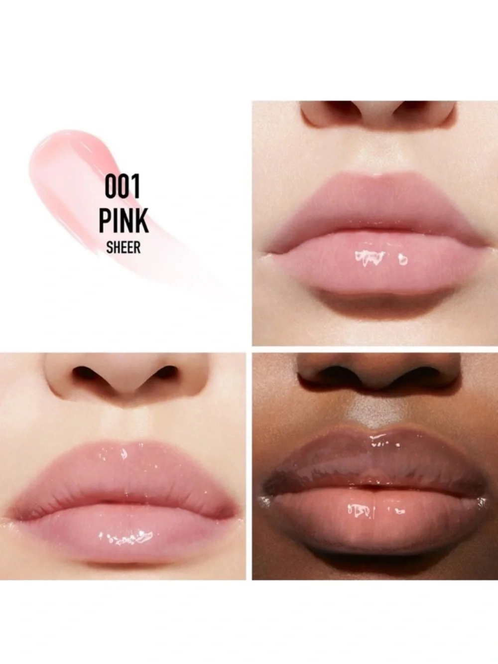 NEW Dior Addict Lip Maximizer Mini 001 Pink Plumping Gloss